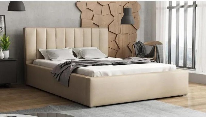 Čalouněná postel s rolovatelným roštem Sonden, Rozměr postele: 180x200, Potah: Victoria 14 853