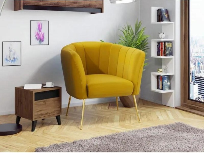 Čalouněné křeslo Rimilo, Potah: Magic Velvet 2234
