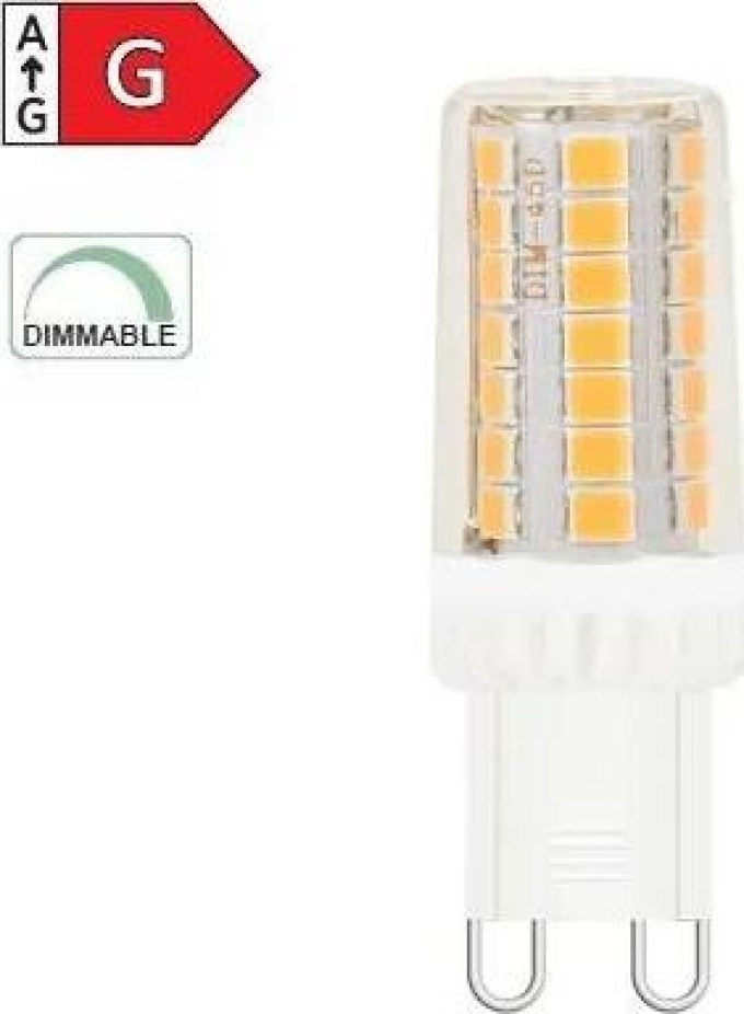 Diolamp SMD LED Capsule čirá 5W/G9/230V/4000K/420Lm/360°/Dim