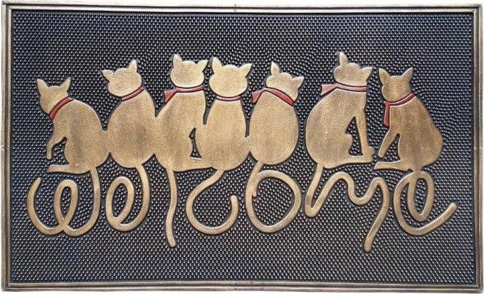 Gumová rohožka 7 koček