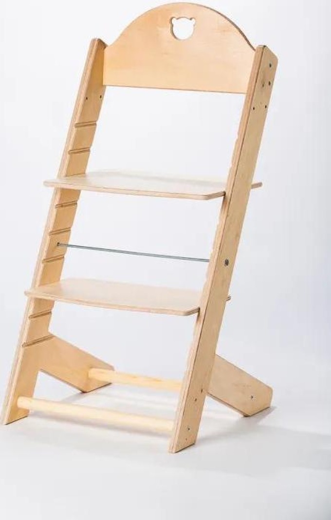 Lucas Wood Style rostoucí židle MIXLE - bez povrchové úpravy rostoucí židle MIXLE: Medvídek