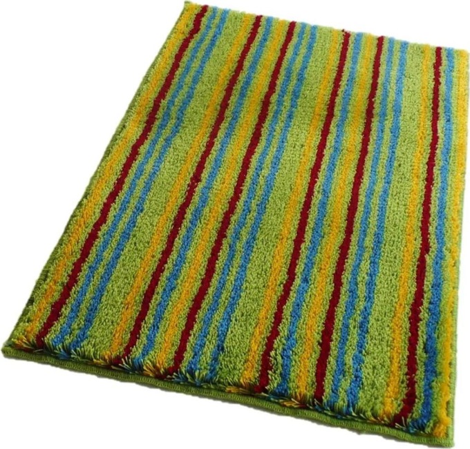 ROUTNER Koupelnová předložka PESCINA Zelená - Zelená / 80 x 150 cm