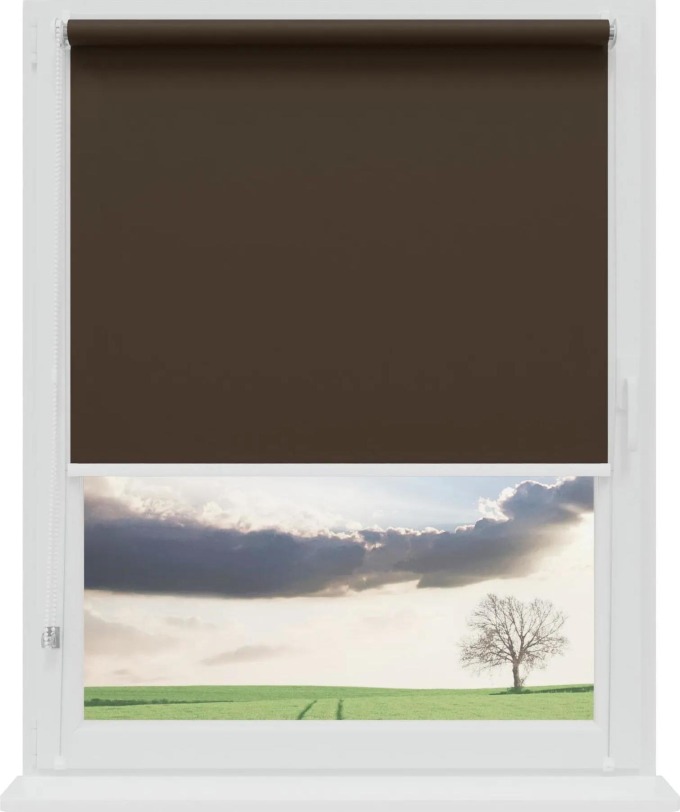 Zatemňující roleta neinvazivní Wenge 78x150 cm