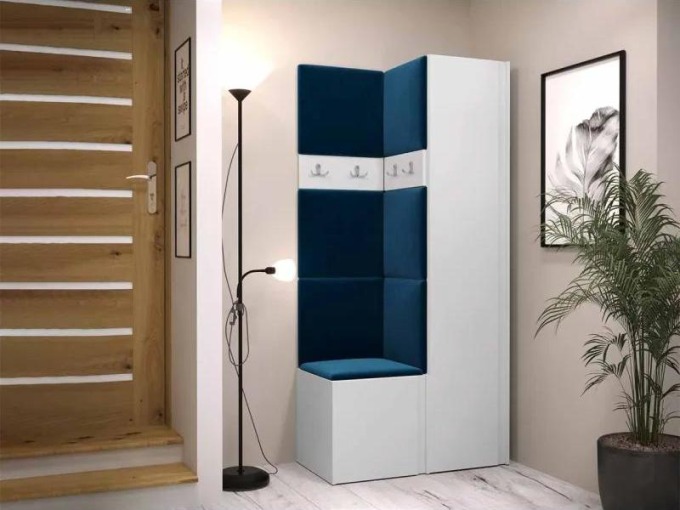 Předsíň Tavasz XXIV, Barva: bílá, Barva látek:: Manila 26