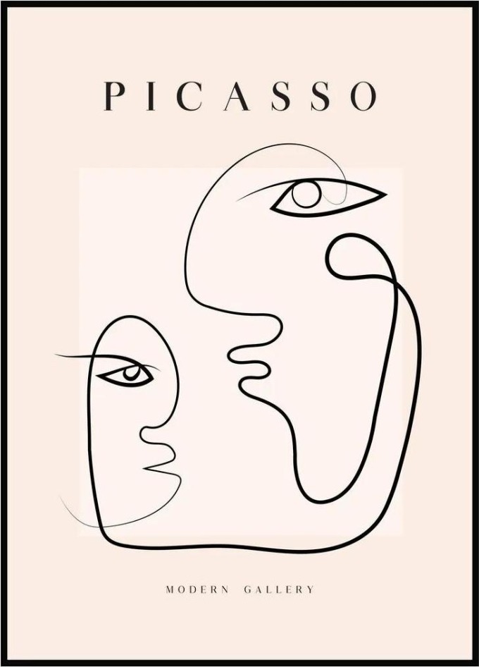 Pablo Picasso - Milenci 50 x 70 cm