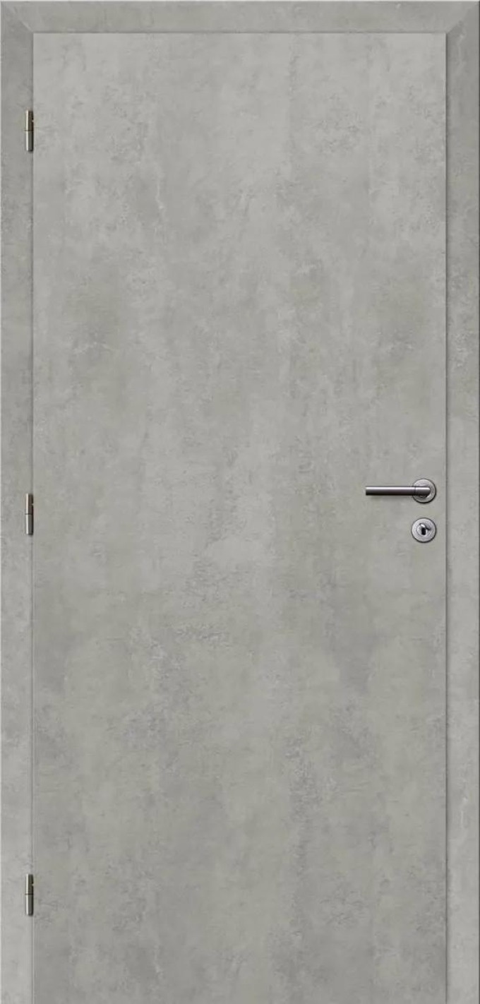 Solodoor Interiérové dveře 60 L, 650 × 1985 mm, fólie, levé, beton, plné