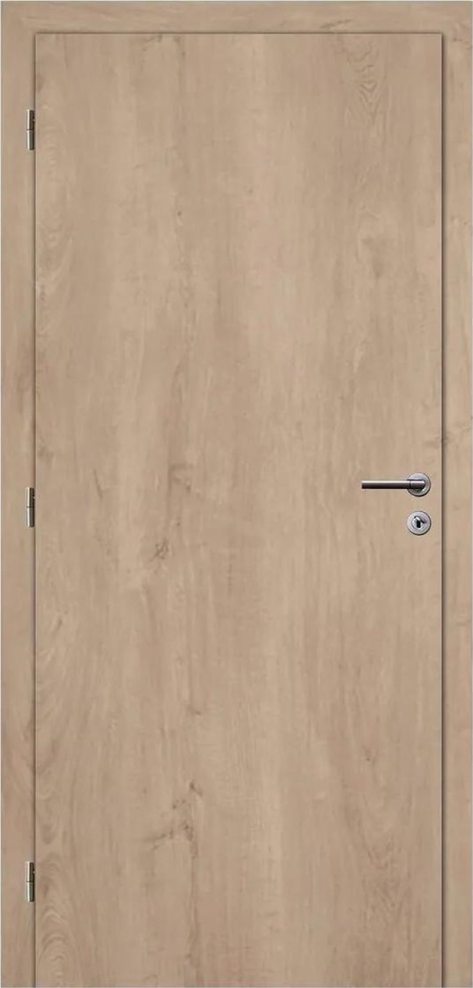 Solodoor Interiérové dveře 80 L, 850 × 1985 mm, fólie, levé, dub Western, plné