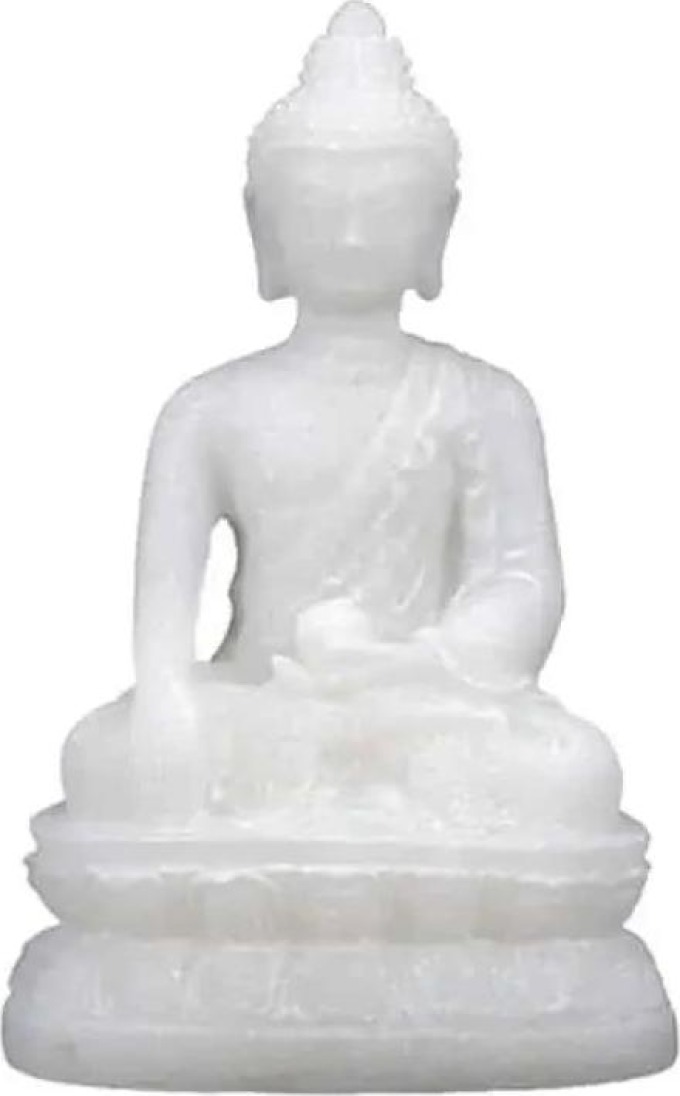 Milujeme Kameny Buddha medicíny a léčení - bílý - Feng shui