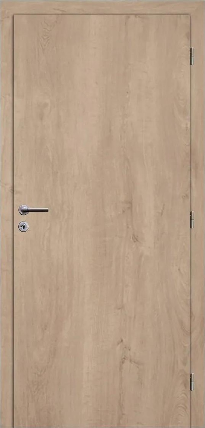 Solodoor Interiérové dveře 70 P, 750 × 1985 mm, fólie, pravé, dub Western, plné