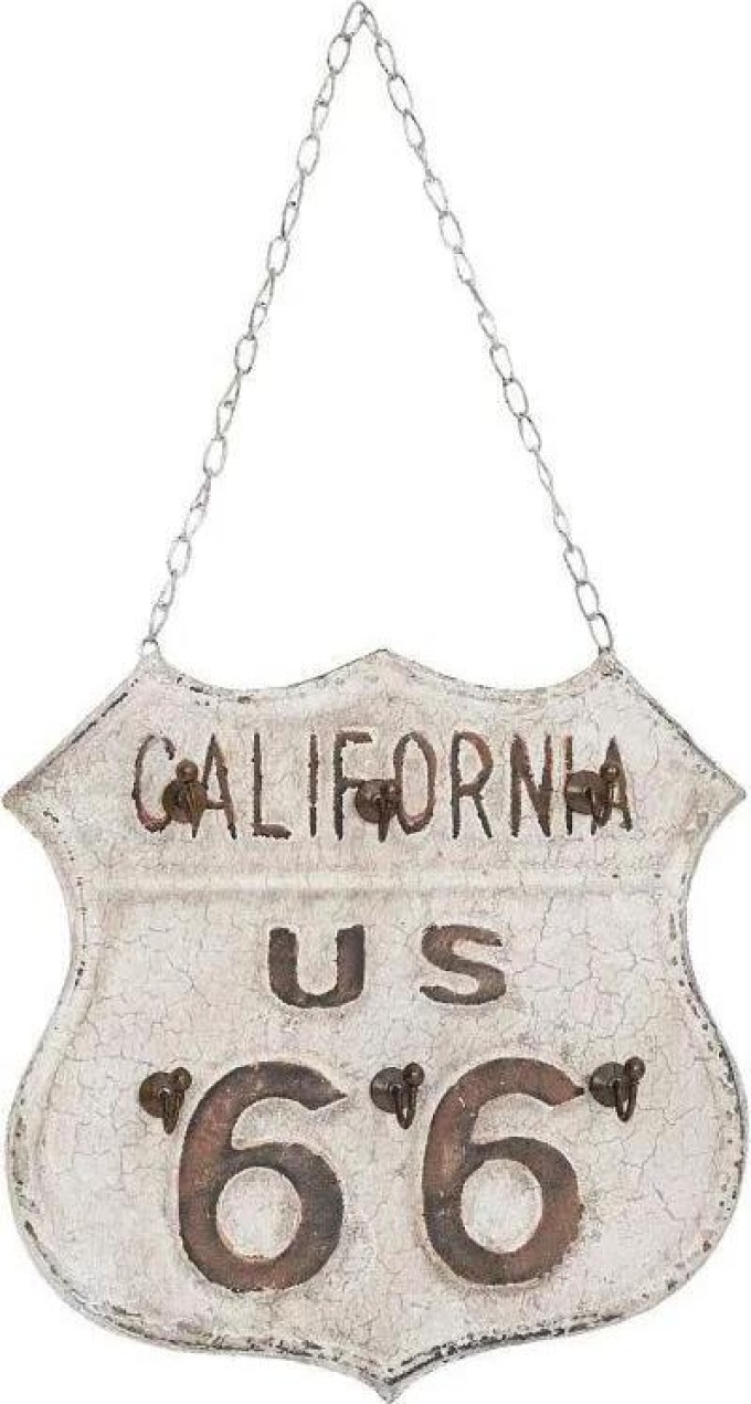 Cedule Věšák California 66