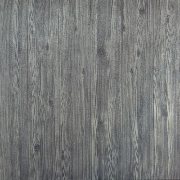 Samolepící pěnové 3D panely W2-05, rozměr 70 x 70 cm, dřevěný obklad borovice šedá, IMPOL TRADE