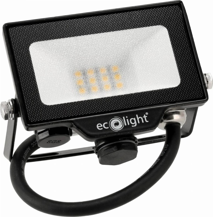 ECOLIGHT LED reflektor 10W 2v1 - neutrální bílá