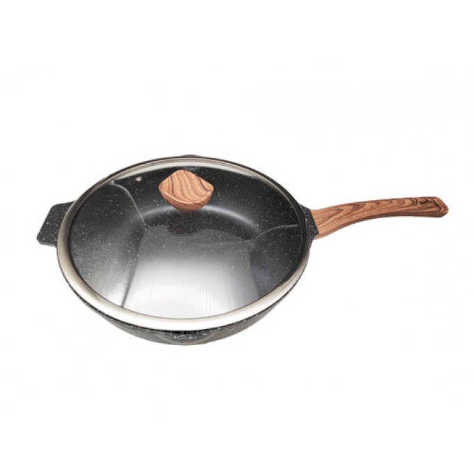 Bravo B-4930 Wok pánev s nepřilnavým povrchem, 32 cm