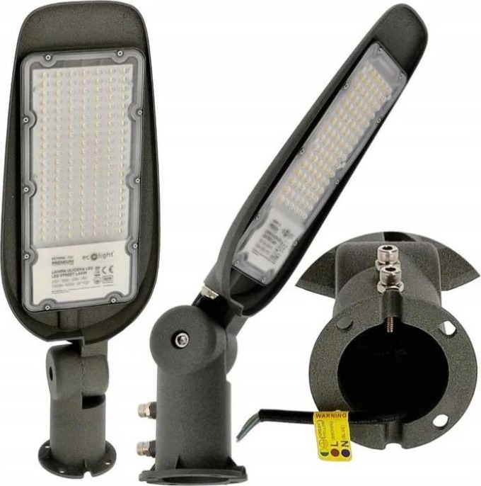 ECOLIGHT LED pouliční lampa - 200W - 230V - studená bílá