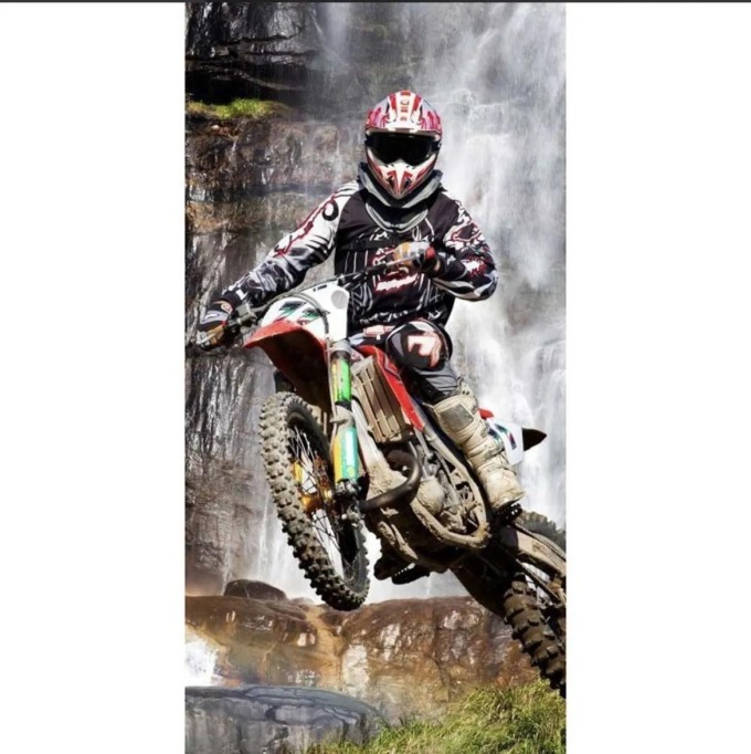 Osuška Motocross 70x140cm Faro