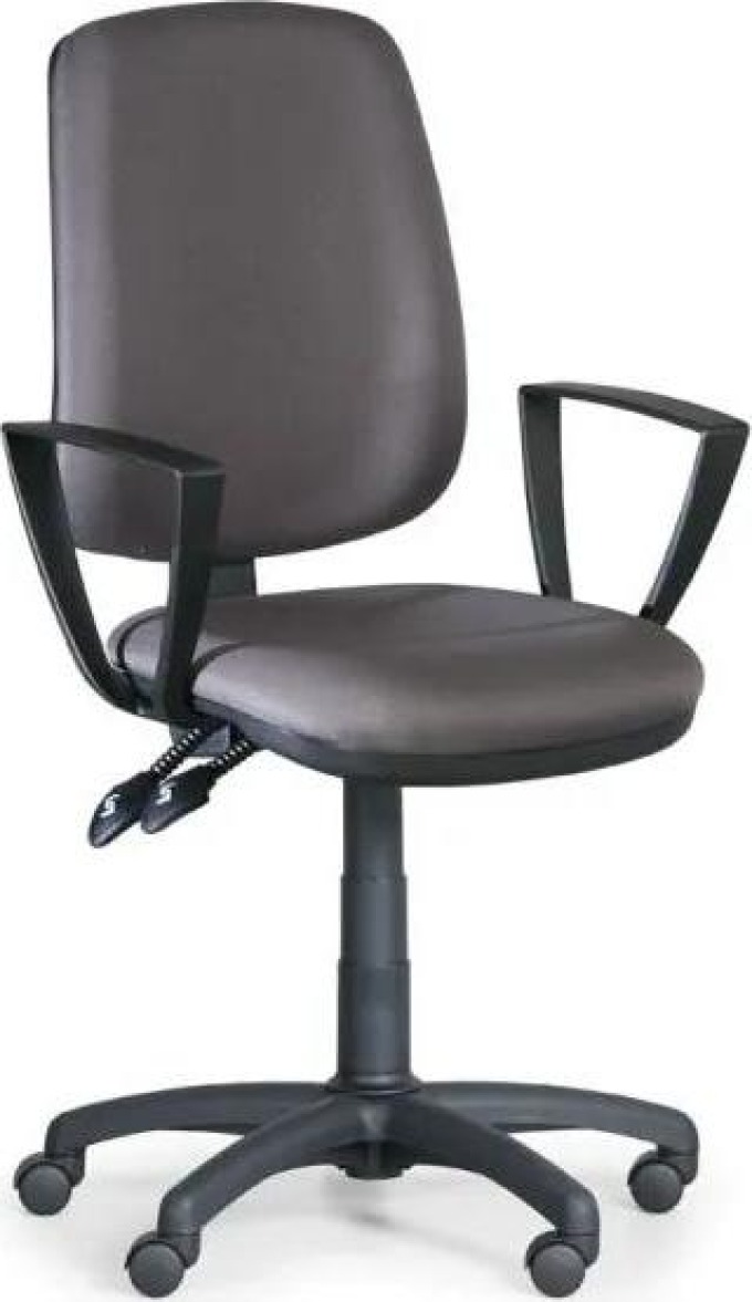 Antares Kancelářská židle ATHEUS s područkami, šedá