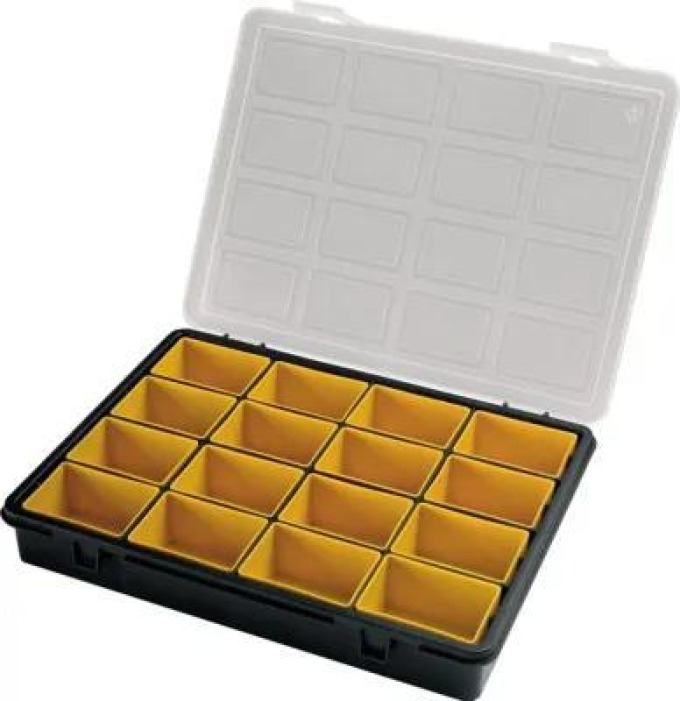 Organizér s vyjímatelnými boxy, 242x188x37 mm