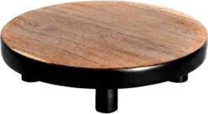 Servírovací podnos na nožkách Bondi Teak 17 cm Bazar Bizar