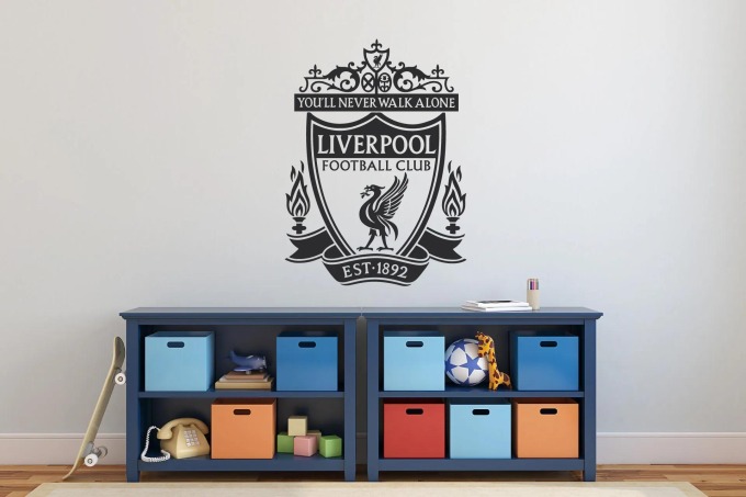 Lepy.cz Samolepka na zeď Liverpool Velikost (šířka x výška): 40x54cm, Barevná varianta: Karafiátová růžová