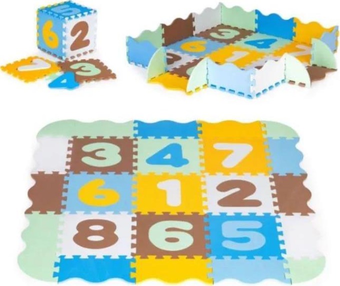 Bestent Pěnové puzzle - naučný koberec 114x87cm Color number