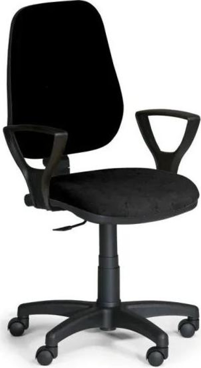 Kancelářská židle COMFORT PK s područkami, černá