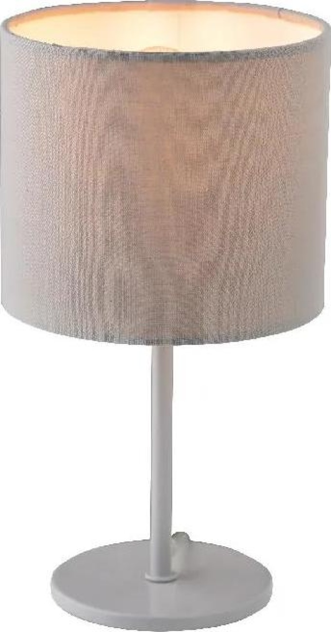 ACA DECOR Stolní lampa ARIOSO max. 40W/E14/230V/IP20, šedá