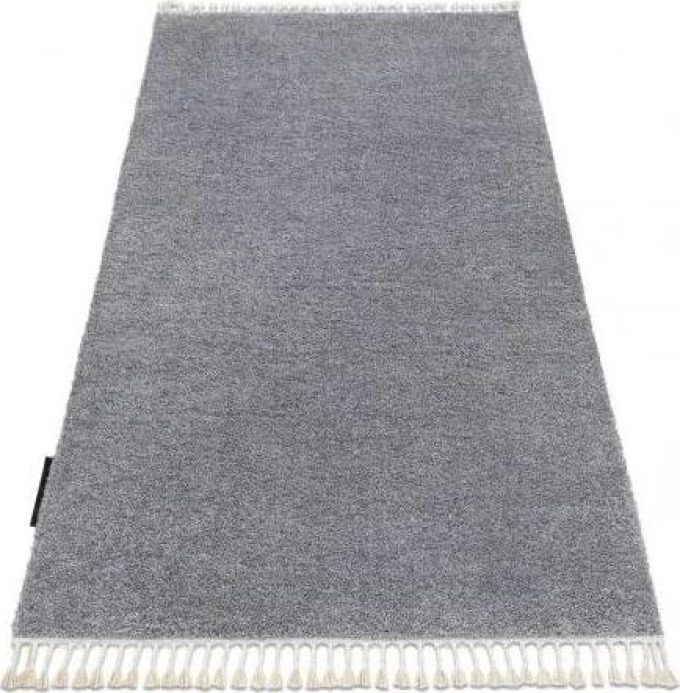 koberec BERBER 9000, světle šedá střapce, Maroko Shaggy velikost 140x190 cm | krásné koberce cz