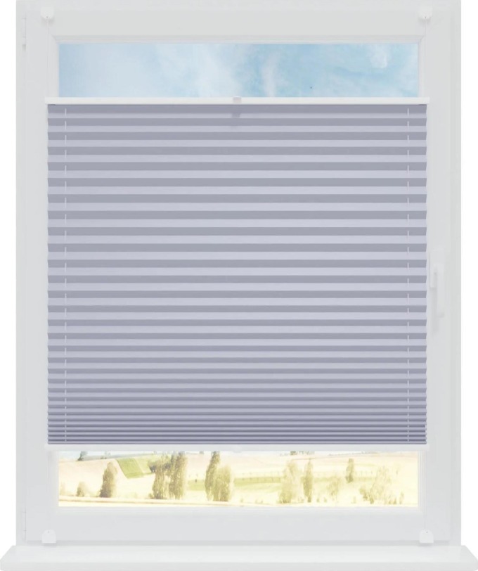 Plisa Termoizolační plisovaná roleta Grey Silver 67 cm x volitelná výška