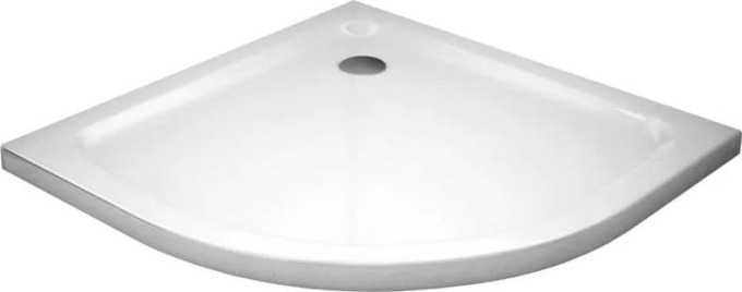 Čtvrtkruhová sprchová vanička MEXEN SLIM 80x80 cm - Vysoce kvalitní akrylátová vanička, snadno udržovatelná, vhodná pro sprchové kouty rozměru 80x80 cm s poloměrem R550