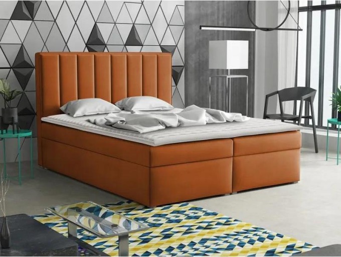 Kontinentální postel Sonden Box, Rozměr postele: 180 x 200 cm, Potah: Magic Velvet 2213