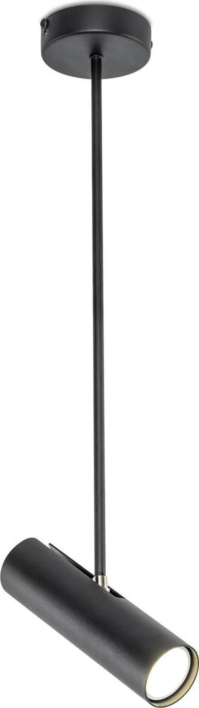 Light for home - Závěsné svítidlo na tyči 60307 "GLAZE", 1x35W, GU10, Černá