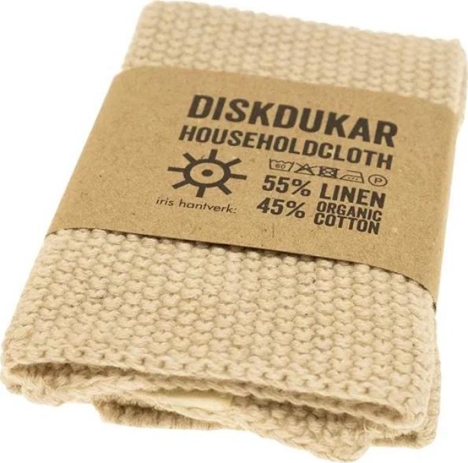 Utěrka Diskdukar 25x23, přírodní odstín