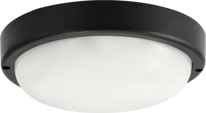 VOLTENO LED stropní lampa 15W - černá - studená bílá