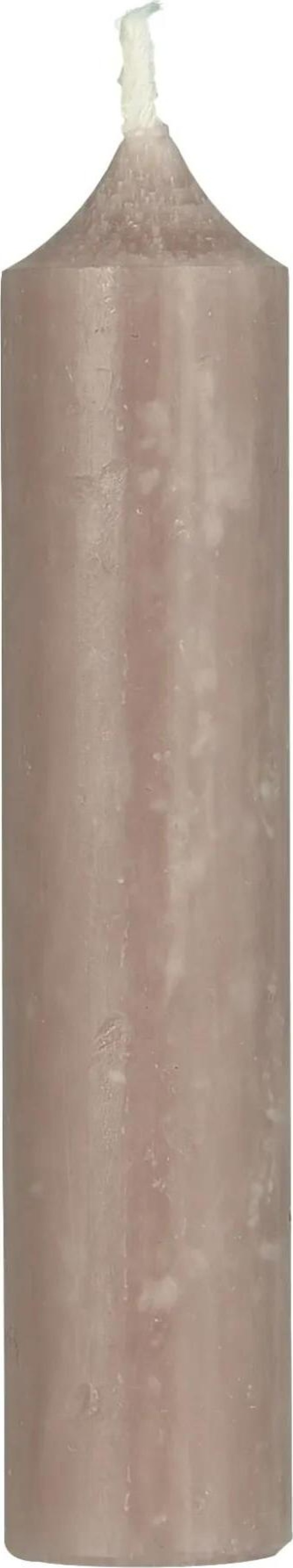 IB LAURSEN Svíčka Old Rose Rustic 11 cm, růžová barva, vosk