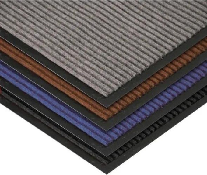 Odolná vstupní kobercová rohož s PVC 1+1 ZDARMA, 900 x 1200 mm, černá