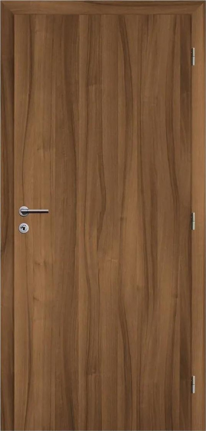 Solodoor Interiérové dveře 70 P, 750 × 1985 mm, fólie, pravé, ořech královský, plné
