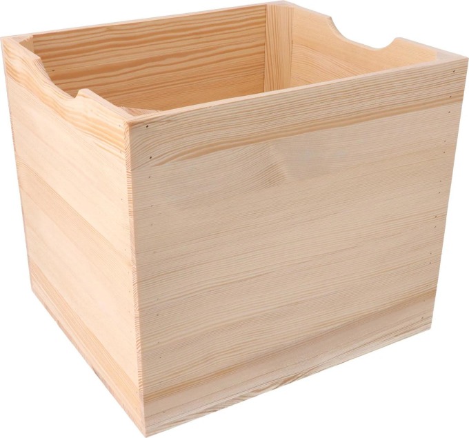 ČistéDřevo Dřevěný box 33 x 38 x 33 cm