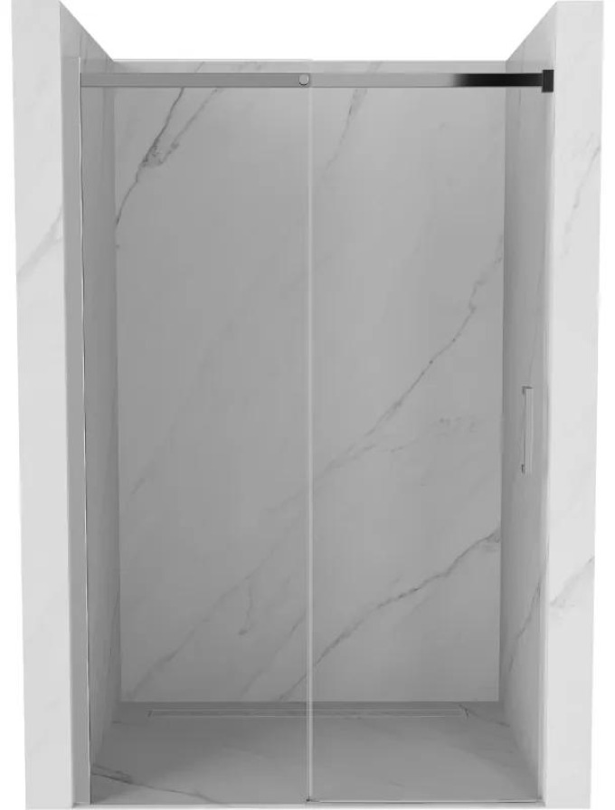 Mexen Omega rozsouvací sprchové dveře 130 cm, Průhledné, Chromovaná - 825-130-000-01-00