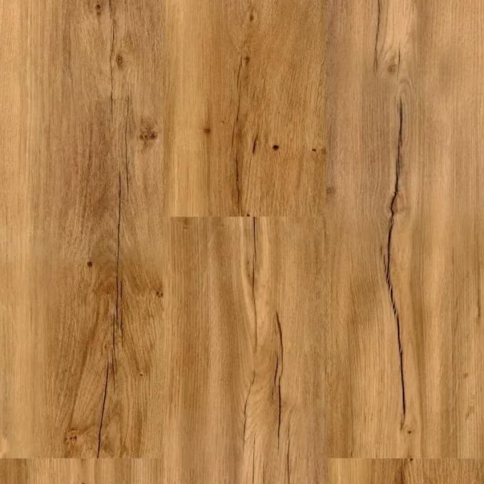 Vinylová plovoucí podlaha s dubovým vzorem a korkovou vrstvou pro odolnost a stabilitu