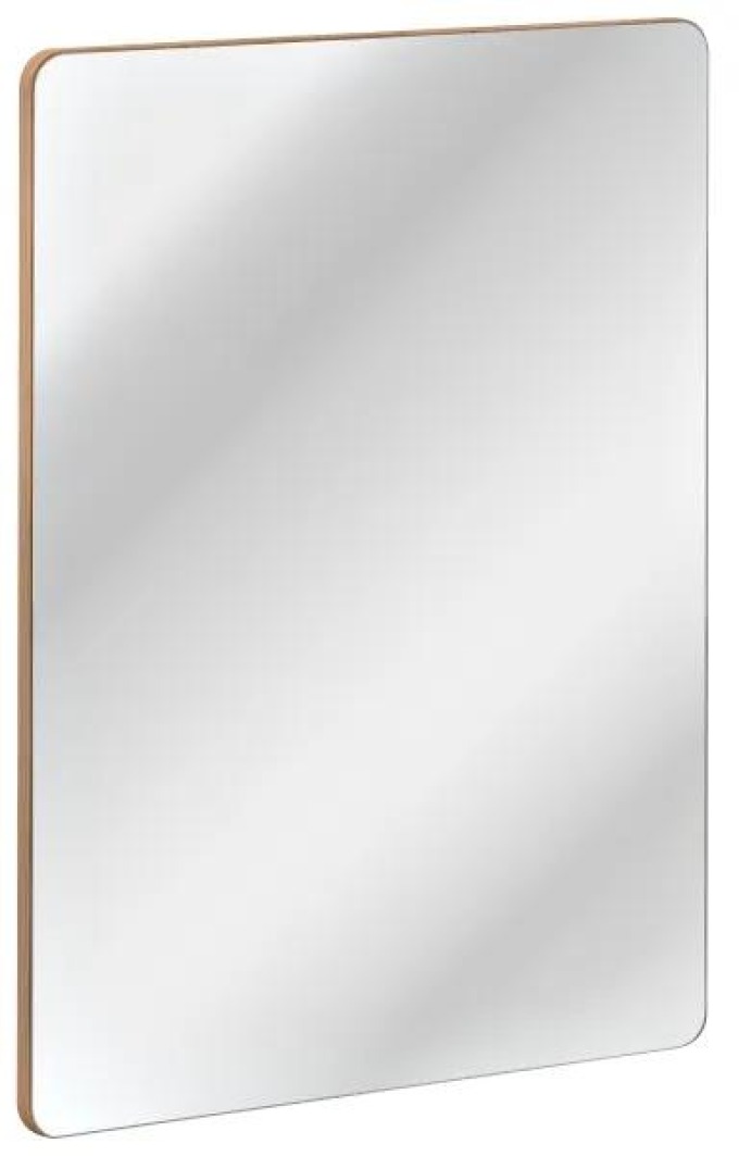 Koupelnové zrcadlo ARUBA 840, 60 x 80 cm, moderní design, zavěšení na výšku i na šířku, bez LED osvětlení
