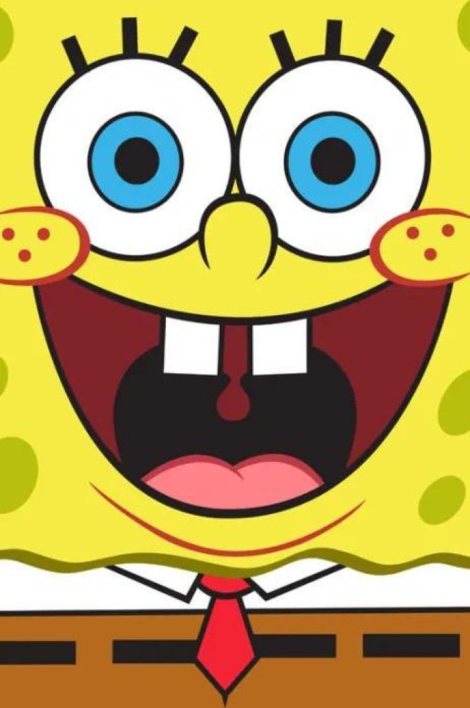 Vesna | Dětská osuška Sponge Bob Face 70x140 cm