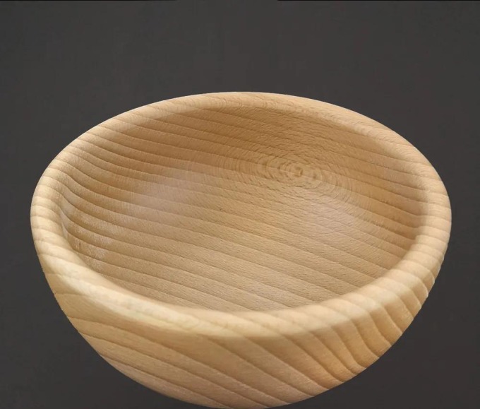 AMADEA Dřevěná miska, masivní dřevo, 14 cm