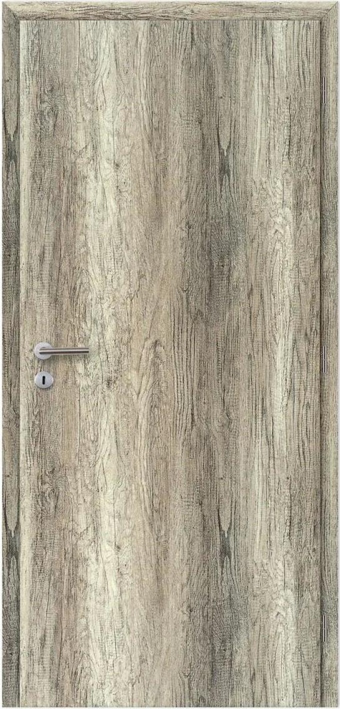 Doornite Interiérové dveře 60 P, 646 × 1983 mm, fólie, pravé, dub Grand, plné