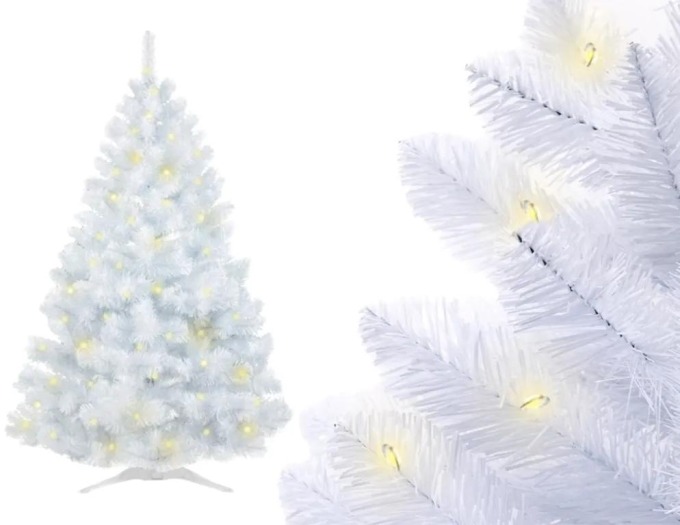 Foxigy Vánoční stromek Jedle 250cm Bílá Elegance
