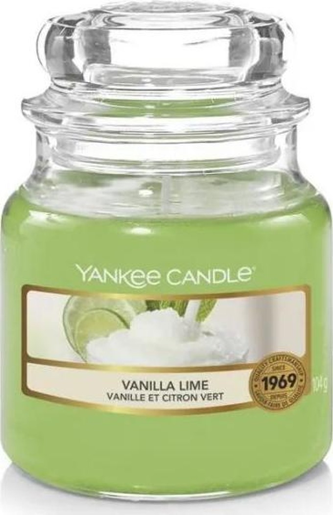 Yankee Candle vonná svíčka Classic ve skle malá Vanilla Lime 104 g