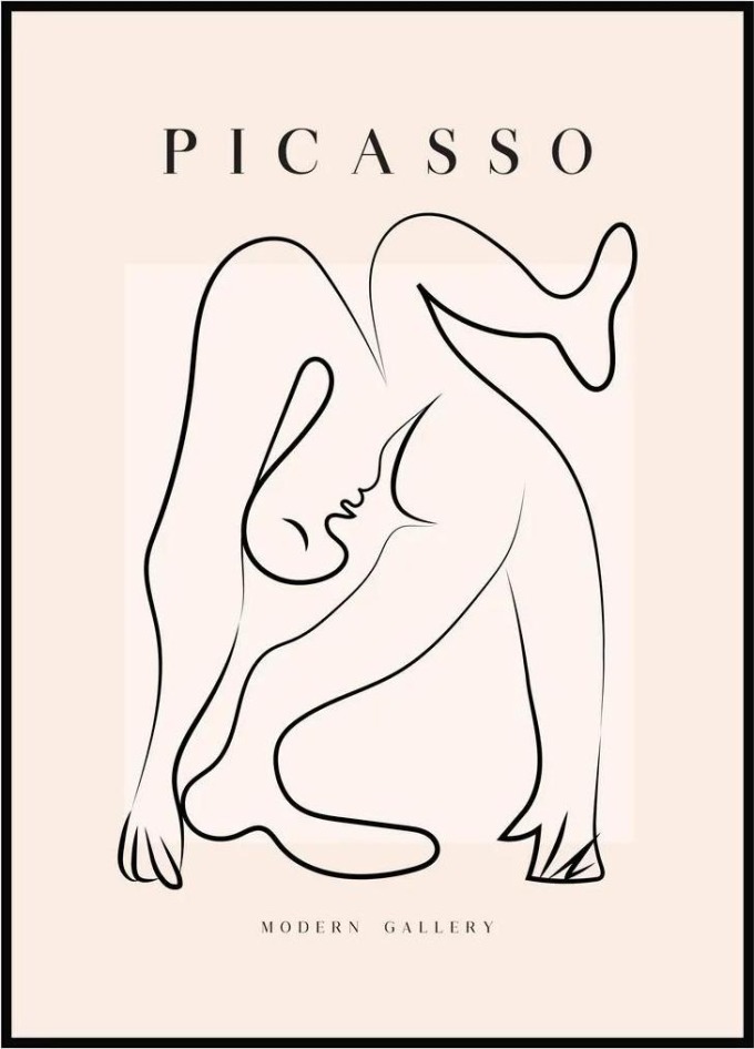 Pablo Picasso - Blaženost 30 x 40 cm