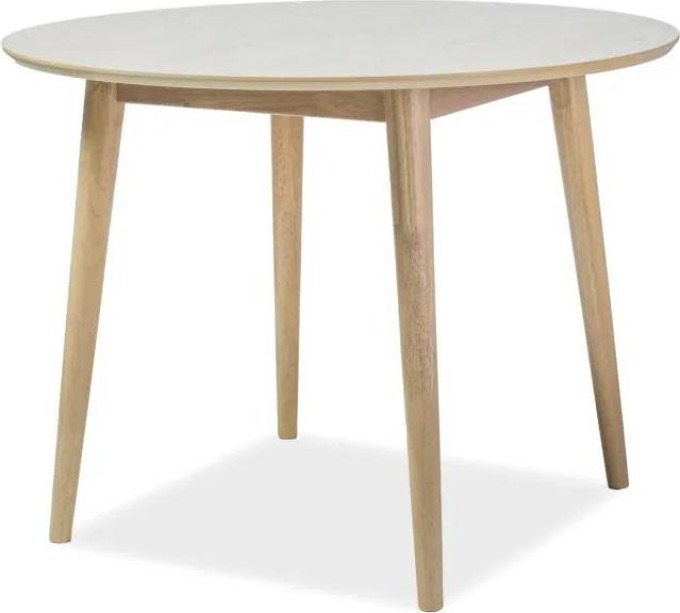 MAXIVA Jídelní stůl - NELSON, 90x90, medový dub
