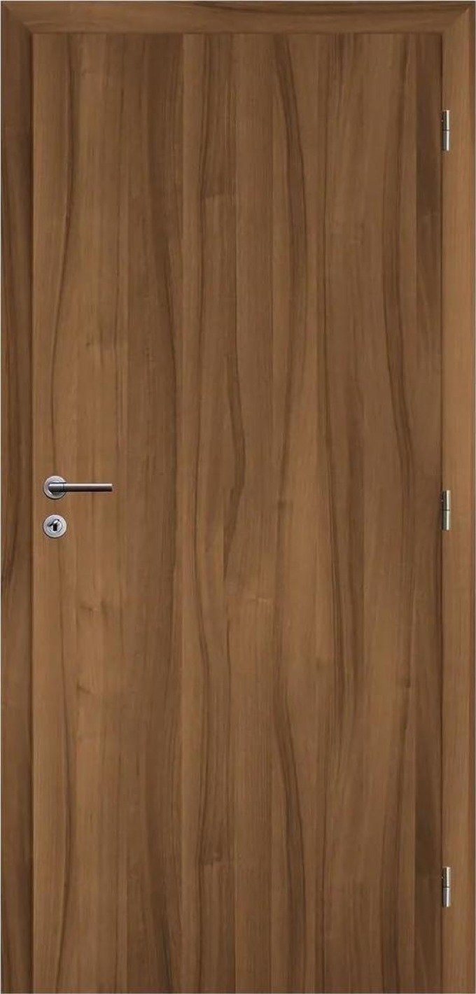 Solodoor Interiérové dveře 90 P, 950 × 1985 mm, fólie, pravé, ořech královský, plné