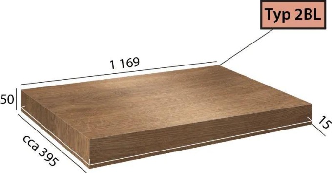 Vinylové schody Objectline Step 2BL - 5706 Dub Milano
