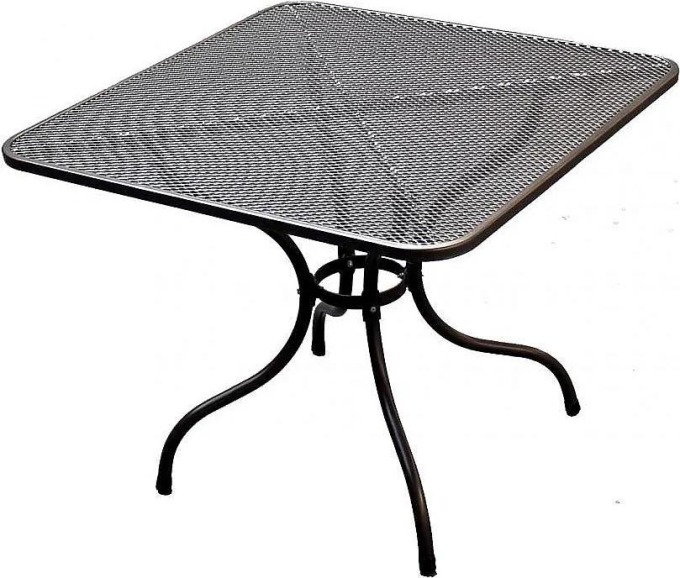 DEOKORK Kovový stůl 105 x 105 cm